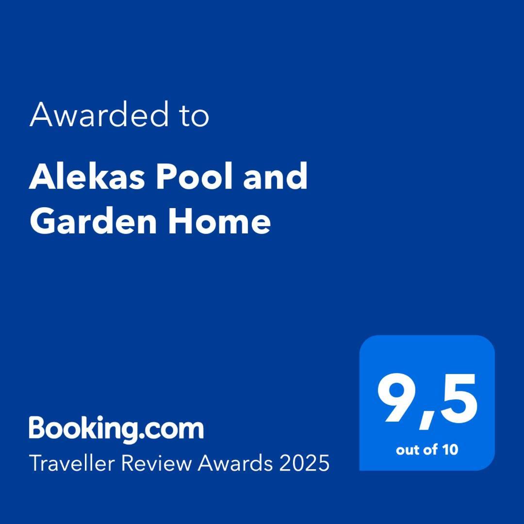 Alekas Pool And Garden Home Paphos Esterno foto